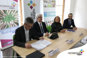 Signature Convention Territoriale Globale (CTG) - Contrat Enfance Jeunesse 2018-2021 entre la CAF et Carcassonne Agglo le jeudi 14 mars 2019 au PRéAU (1).jpg